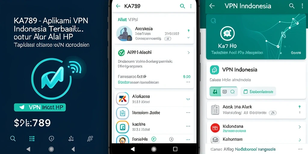 Tampilan antarmuka sederhana dan intuitif dari KA789.