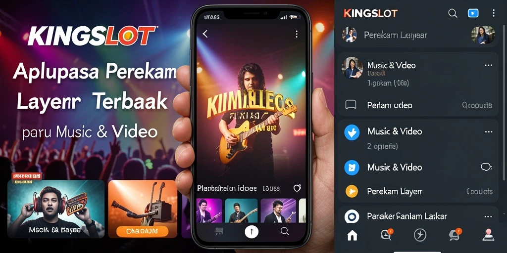 Antarmuka KINGSLOT saat merekam Perekam Layar