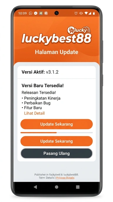 Tampilan riwayat versi luckybest88